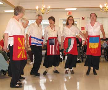 Dancing in Senior Center